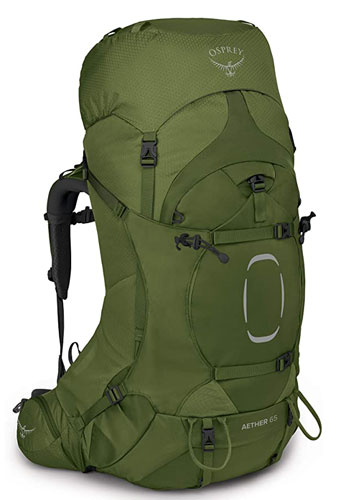 Osprey Aether 65 - best all-around backpack