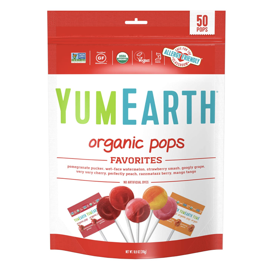 Organic Fruit Flavored Pops (50 Count)
