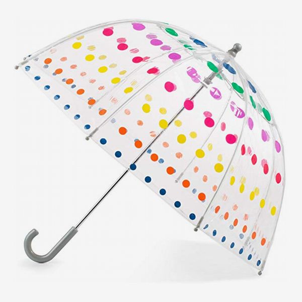 Totes Kid's Clear Bubble Umbrella, Dots