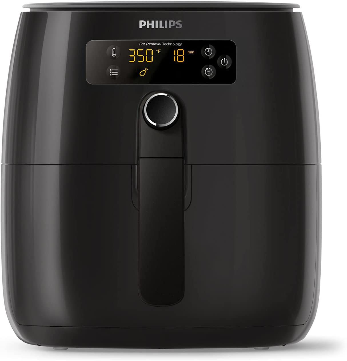a philips air fryer on a white background